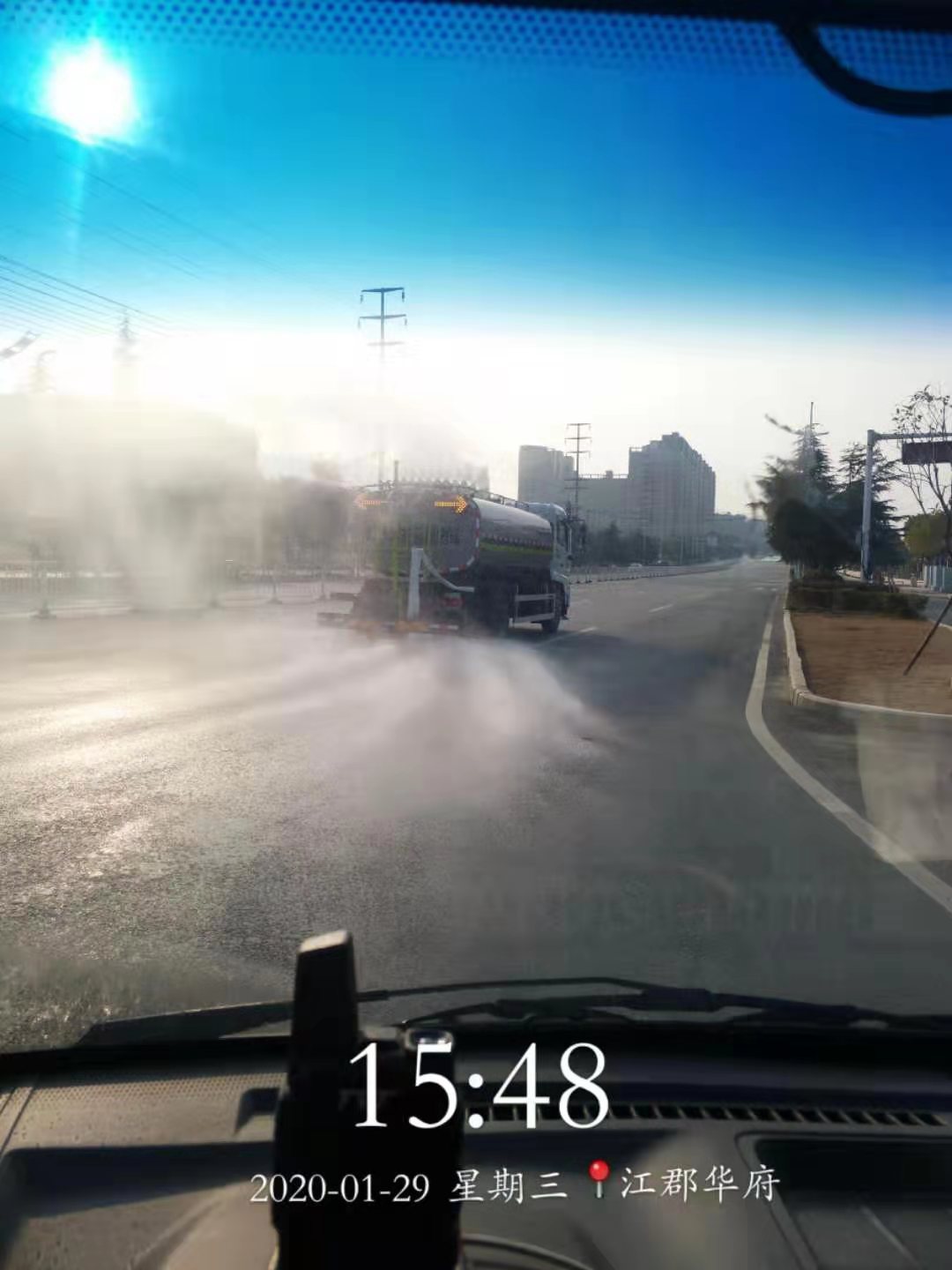 抗疫一线丨710公海寰宇环境15台清洁消毒车开始作业